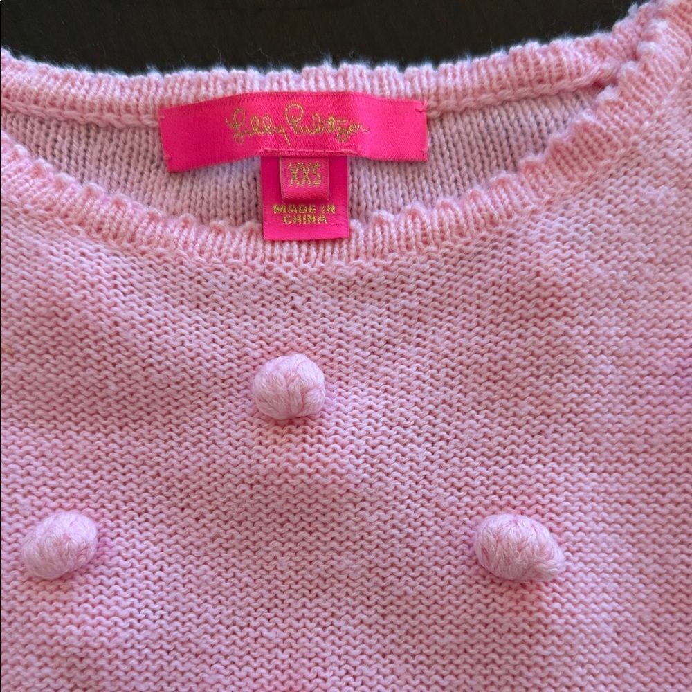 Lilly Pulitzer Light Pink Knit Sweater - Picture 2 of 5